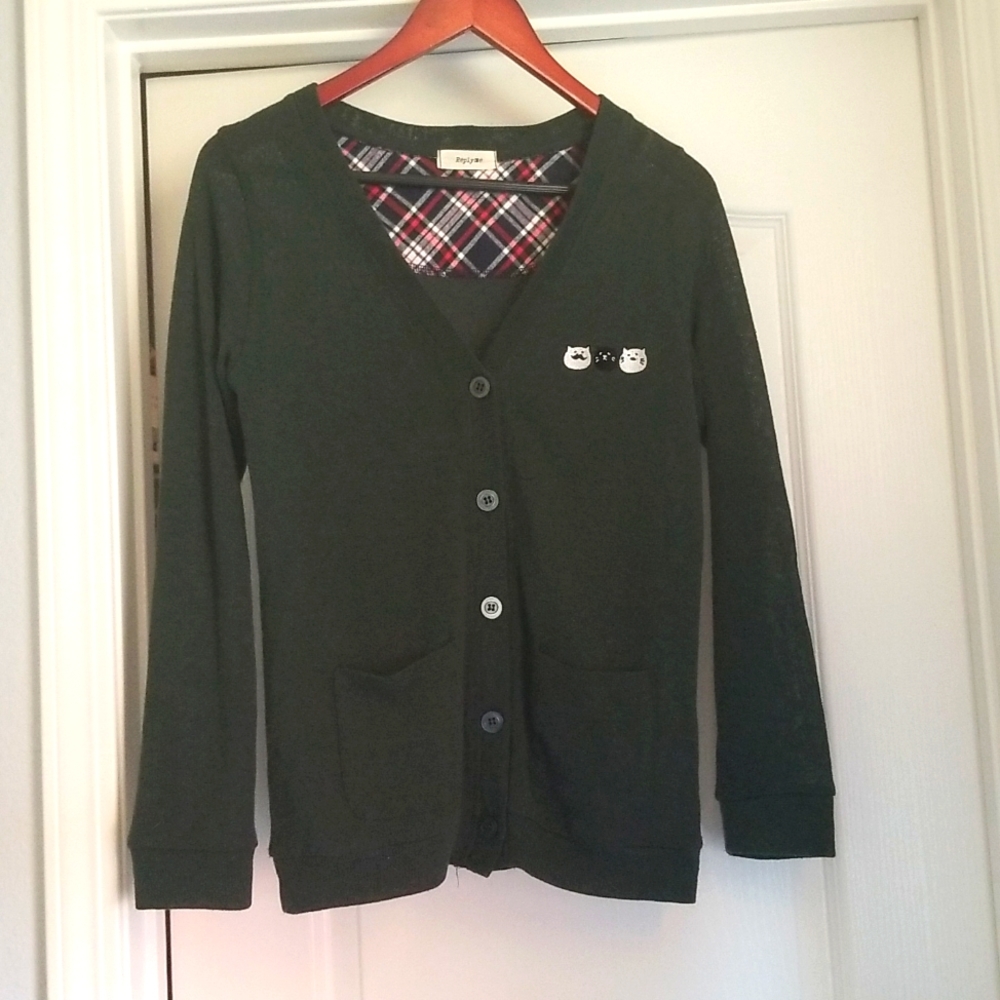 Cat cardigan